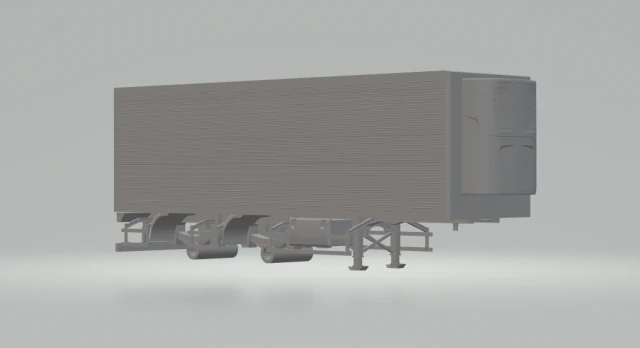 truck trailer brazil refigerator 3D Print Model .c4d .max .obj .3ds .fbx .stl .blend