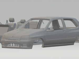 renault clio 94 Modelo de Impressão 3D