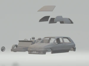 renault clio 94 3D Print Model