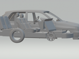 renault clio 94 3D Baskı Modeli