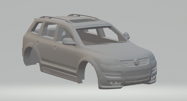 vw touareg Model Cetak 3D .c4d .max .obj .3ds .fbx .stl .blend 