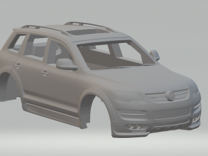 vw touareg 3Dプリントモデル