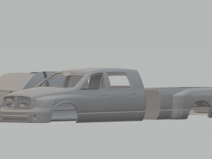 dodge ram mega cab 3D Print Model