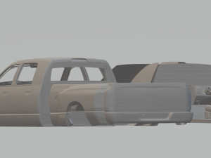 dodge ram mega cab 3D Print Model