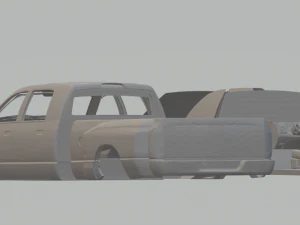 dodge ram mega cab 3D Print Model