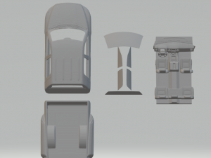 dodge ram mega cab 3D Print Model