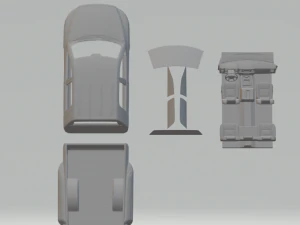 dodge ram mega cab 3D Print Model