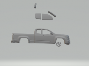 chevrolet colorado Modèles 3D en vedette
