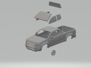 chevrolet colorado Modèles 3D en vedette