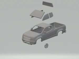 chevrolet colorado 3D Print Model