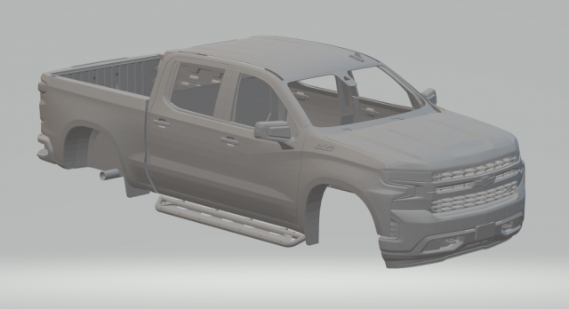 silverado 1500 2020 Modèles 3D en vedette .c4d .max .obj .3ds .fbx .stl .blend 