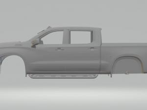 silverado 1500 2020 Modèles 3D en vedette