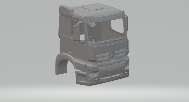 mercedes benz antos 3D Baskı Modeli .c4d .max .obj .3ds .fbx .stl .blend 