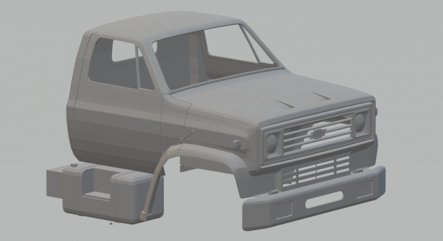 chevrolet c70 3D-printmodel .c4d .max .obj .3ds .fbx .stl .blend 