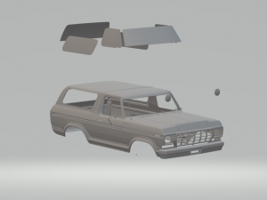 fordbronco years 70 Modelo de impresión 3D