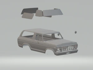 Форд Бронко 70 лет 3D Принт Модель