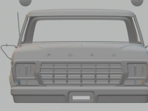 fordbronco years 70 3D Print Model