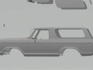 fordbronco years 70 3D Print Model