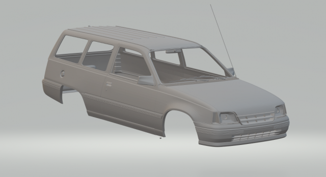 chevrolet ipanema kadett caravan 3D Print Model .c4d .max .obj .3ds .fbx .stl .blend 