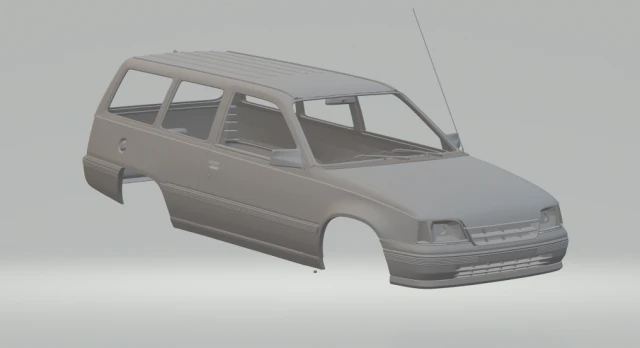 chevrolet ipanema kadett caravan 3D Print Model .c4d .max .obj .3ds .fbx .stl .blend 