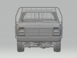 1992 dodge d350 3D प्रिंट मॉडल