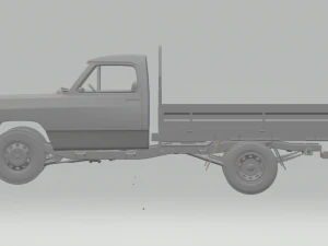 1992 dodge d350 3D Print Model