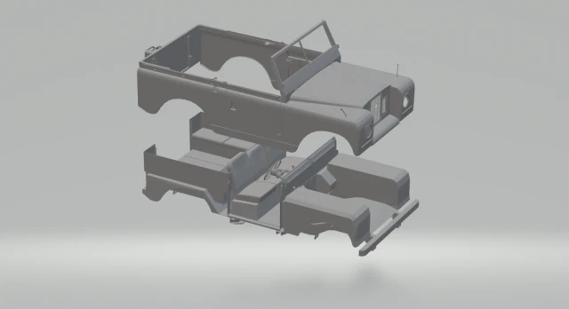 santana land rover 3D Print Model .c4d .max .obj .3ds .fbx .stl .blend 