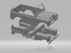 santana land rover 3D Print Model