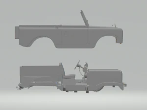 santana land rover 3D Print Model