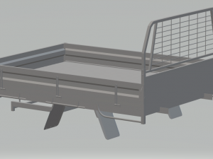 pickup truck bed 3D Print Model