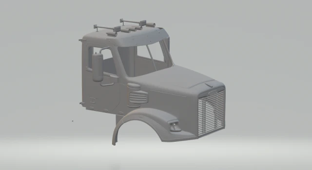 freightliner coronado 3D Print Model .c4d .max .obj .3ds .fbx .stl .blend 