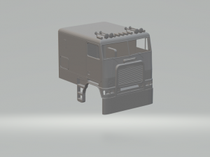 freightliner flb cab over 3D प्रिंट मॉडल