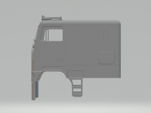 freightliner flb cab over 3D Принт Модель