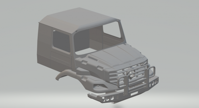 Mercedes benz zetros 3D 프린트 모델 .c4d .max .obj .3ds .fbx .stl .blend 