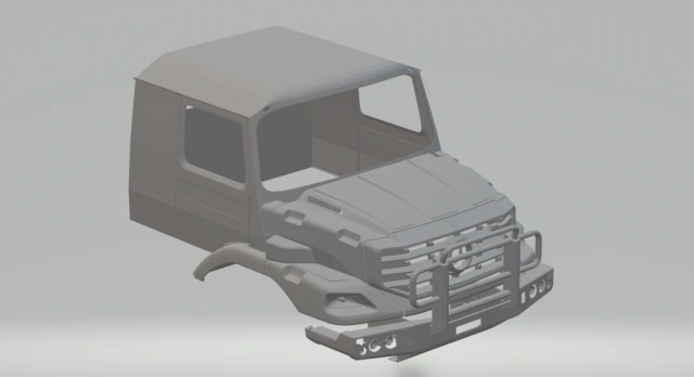 Mercedes benz zetros 3D Print Model .c4d .max .obj .3ds .fbx .stl .blend 