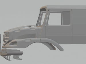 Mercedes benz zetros 3D 프린트 모델