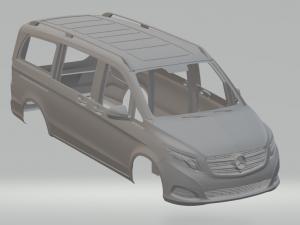 mercedes benz series v 3D Print Model
