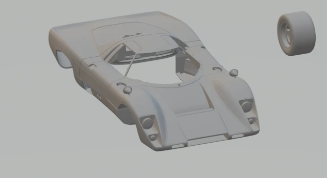 Mclaren m6gt 3D Print Model .c4d .max .obj .3ds .fbx .stl .blend 