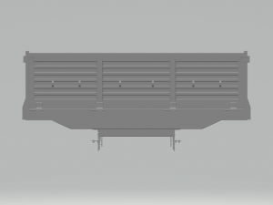 bed truck europe 3D Принт Модель