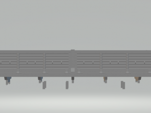 bed truck europe 3D Принт Модель