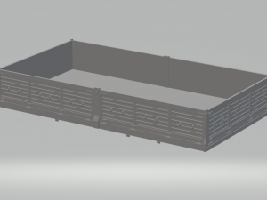 bed truck europe 3D Принт Модель