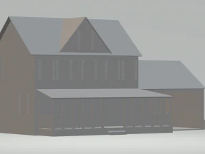 집 일반 3D 프린트 모델