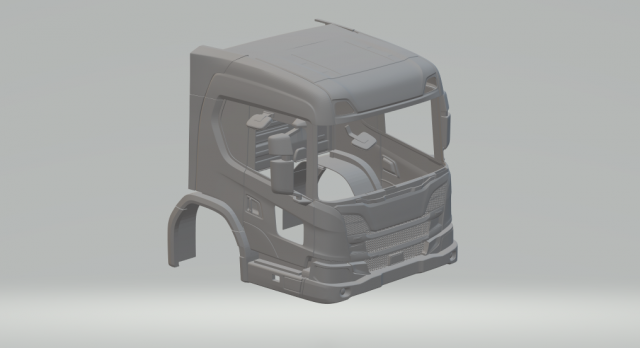 Scania xs30 Model Cetak 3D .c4d .max .obj .3ds .fbx .stl .blend 