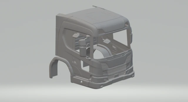 Scania xs30 3D Print Model .c4d .max .obj .3ds .fbx .stl .blend 