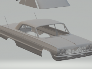 impala ss 3D 打印模型