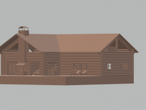 house rustic Model do druku 3D
