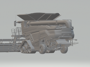 combine fendt harverster 3D-Druckmodell