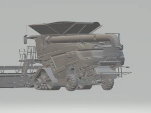 combine fendt harverster 3D Print Model