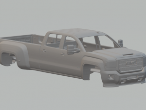 gmc sierra hd 3500 3D 打印模型