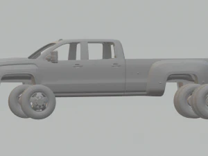 gmc sierra hd 3500 3D Print Model